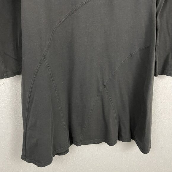 Horny Toad Womens Small Gray Cowl Neck Long Sleeve Lightweight Dress - Picture 2 of 4